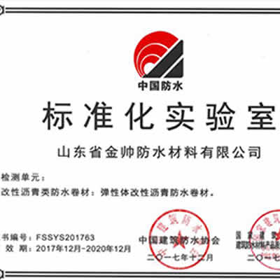 中国防水标准化实验室